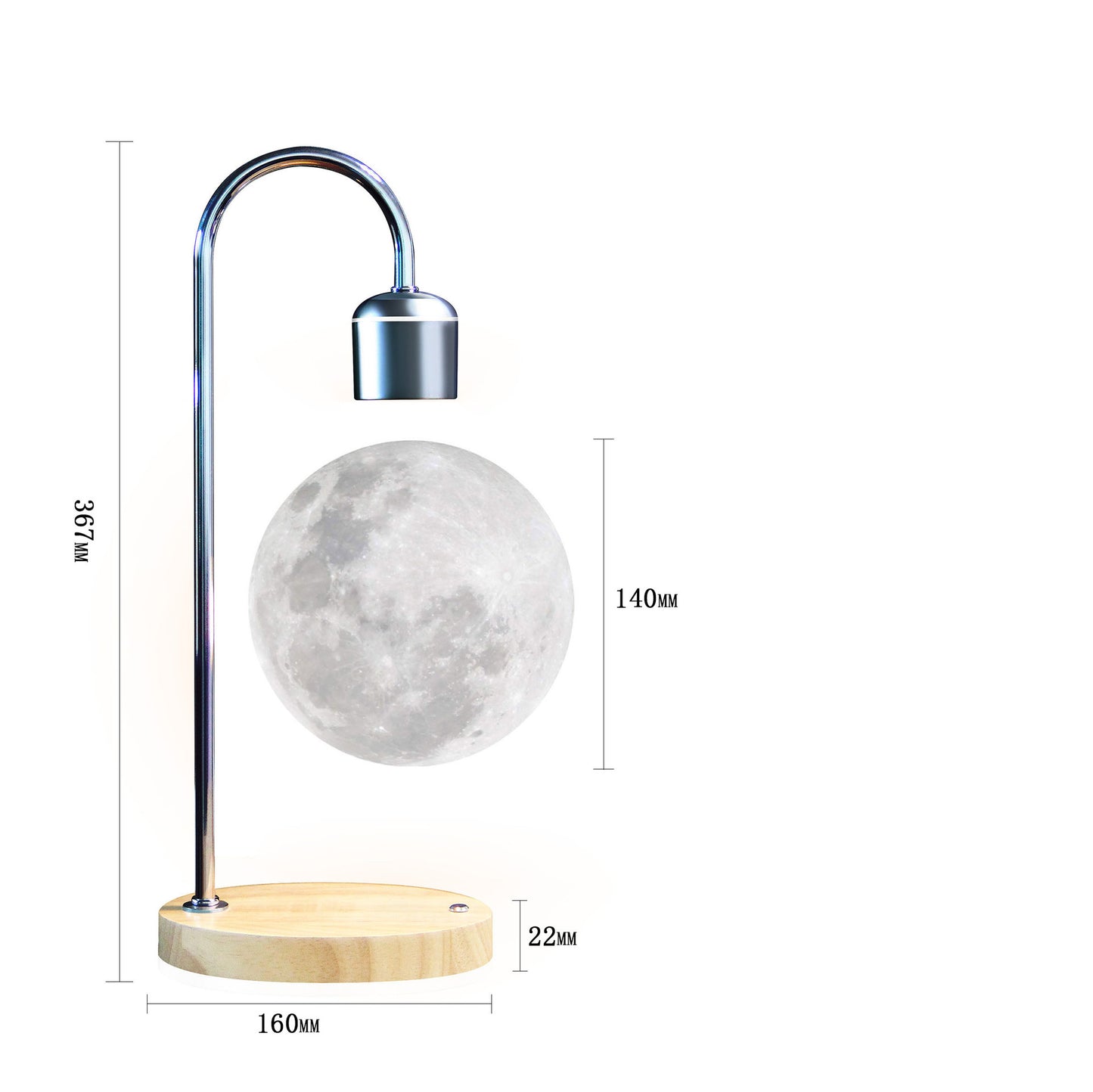 Levitating Moon Lamp