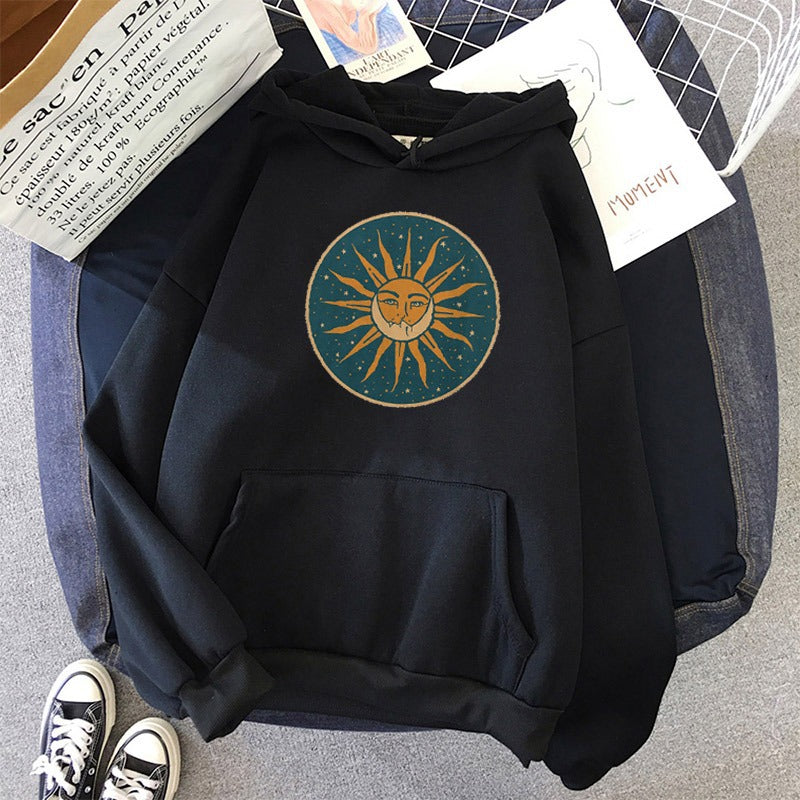 Sun And Moon Hooded Sweatshirt