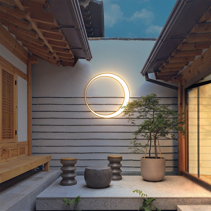 Elegant Stainless Steel Outdoor Moon Light