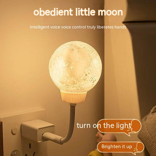 Moon Night Light (Voice Controlled)